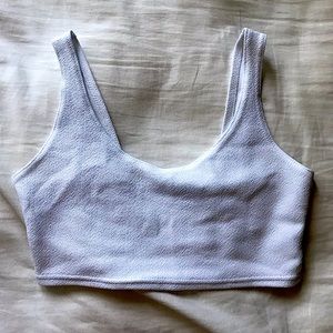 Boohoo White Bralette Top